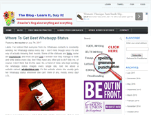Tablet Screenshot of blog.learnitsayit.com